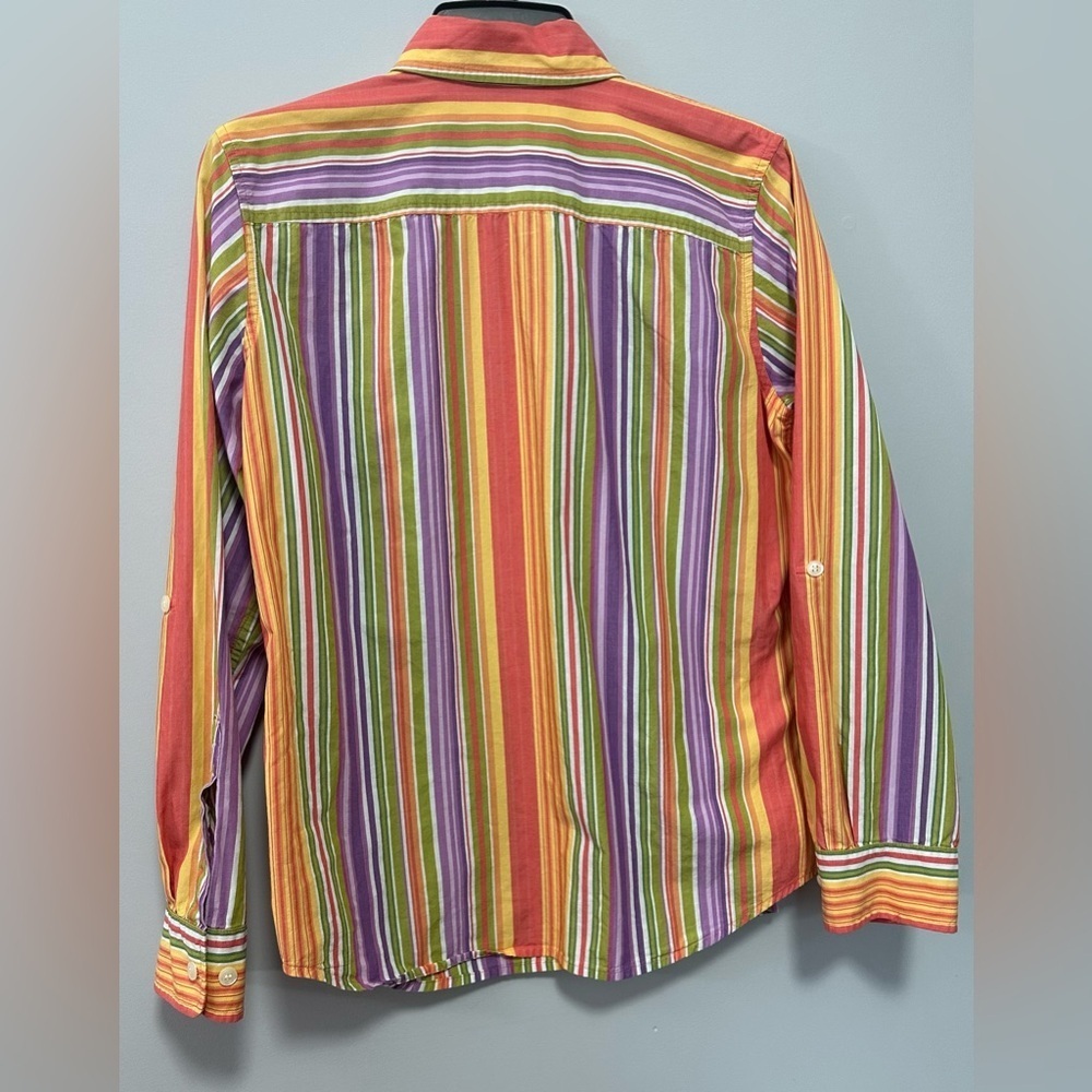 Jones New York Sport Women’s Multicolor Long Sleeve Button-Up Shirt 🌟 - Picture 5 of 11